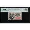 Image 1 : 25 Cent Fifth Issue Fractional PMG 64EPQ