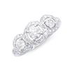 Image 2 : 14KT White Gold 1.26ctw Diamond Ring