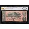 Image 1 : 1864 $5 T-69 Confederate PCGS 58PPQ