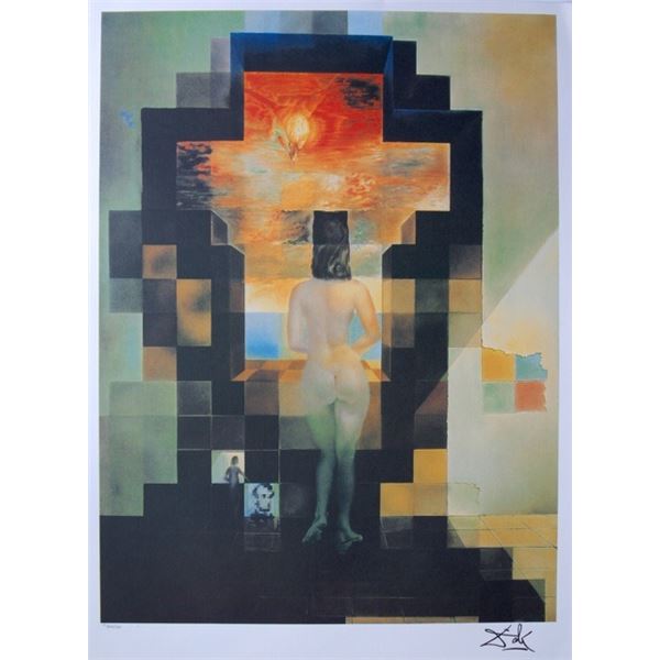 Salvador Dali Abraham Lincoln Dalivision Lithograph