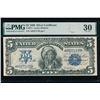 Image 1 : 1899 $5 Chief Silver Certificate PMG 30