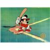 Image 1 : Fine Art Disney Mickey Mouse Baseball Sericel Animation Art Cel