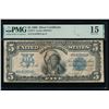 Image 1 : 1899 $5 Chief Silver Certificate PMG 15