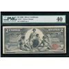 Image 1 : 1896 $2 Educational Silver Cert PMG 40