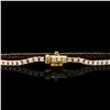 Image 2 : 14KT Yellow Gold 1.15ctw Diamond Bracelet