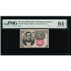 Image 1 : 10 Cent Fifth Issue Fractional PMG 64EPQ