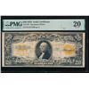 Image 1 : 1922 $20 Gold Certificate PMG 20