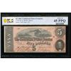 Image 1 : 1864 $5 T-69 Confederate PCGS 45PPQ