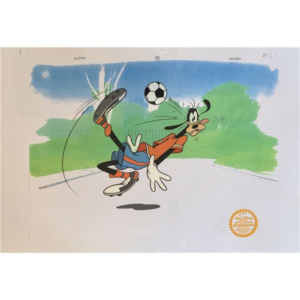 Disney Goofy Soccer Limited Edition Sericel Animation Art Cel