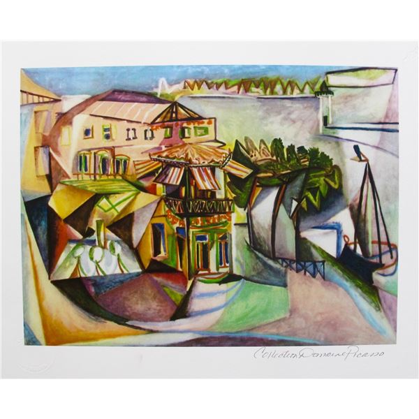 Picasso CAFE AT ROYAN Estate Signed Limited Edition Giclee