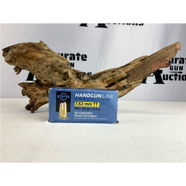 PPU Handgun Line Ammunition 7.62 mm TT