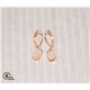 Image 1 : NEW 18K ROSE GOLD PLATED PAIR OF EARRINGS