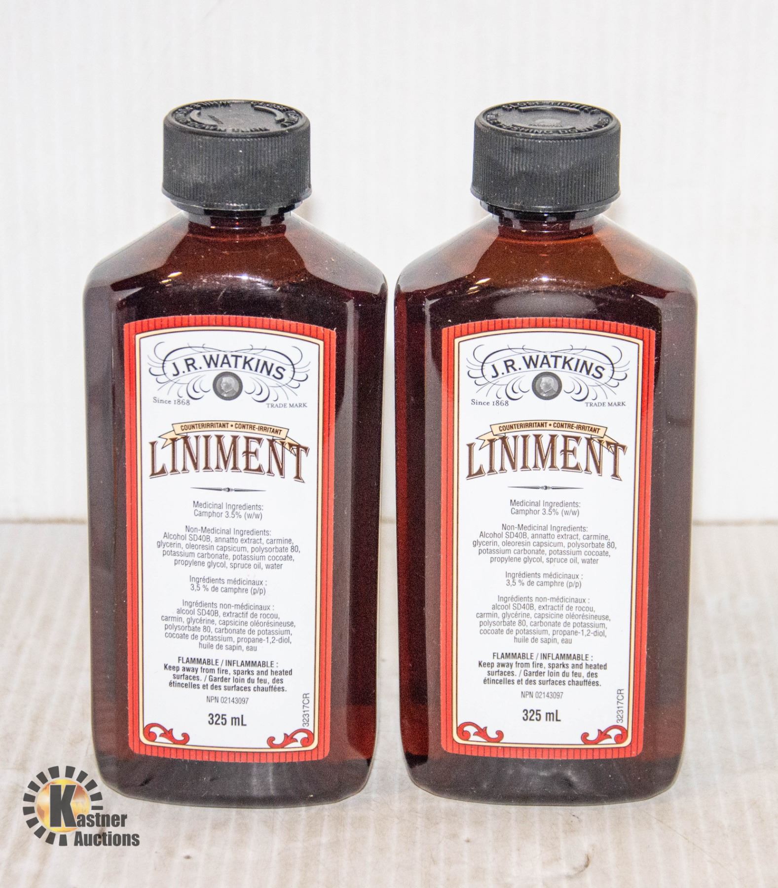 NEW 2 PACK OF JR WATKINS LINIMENT TOPICAL MEDICINE