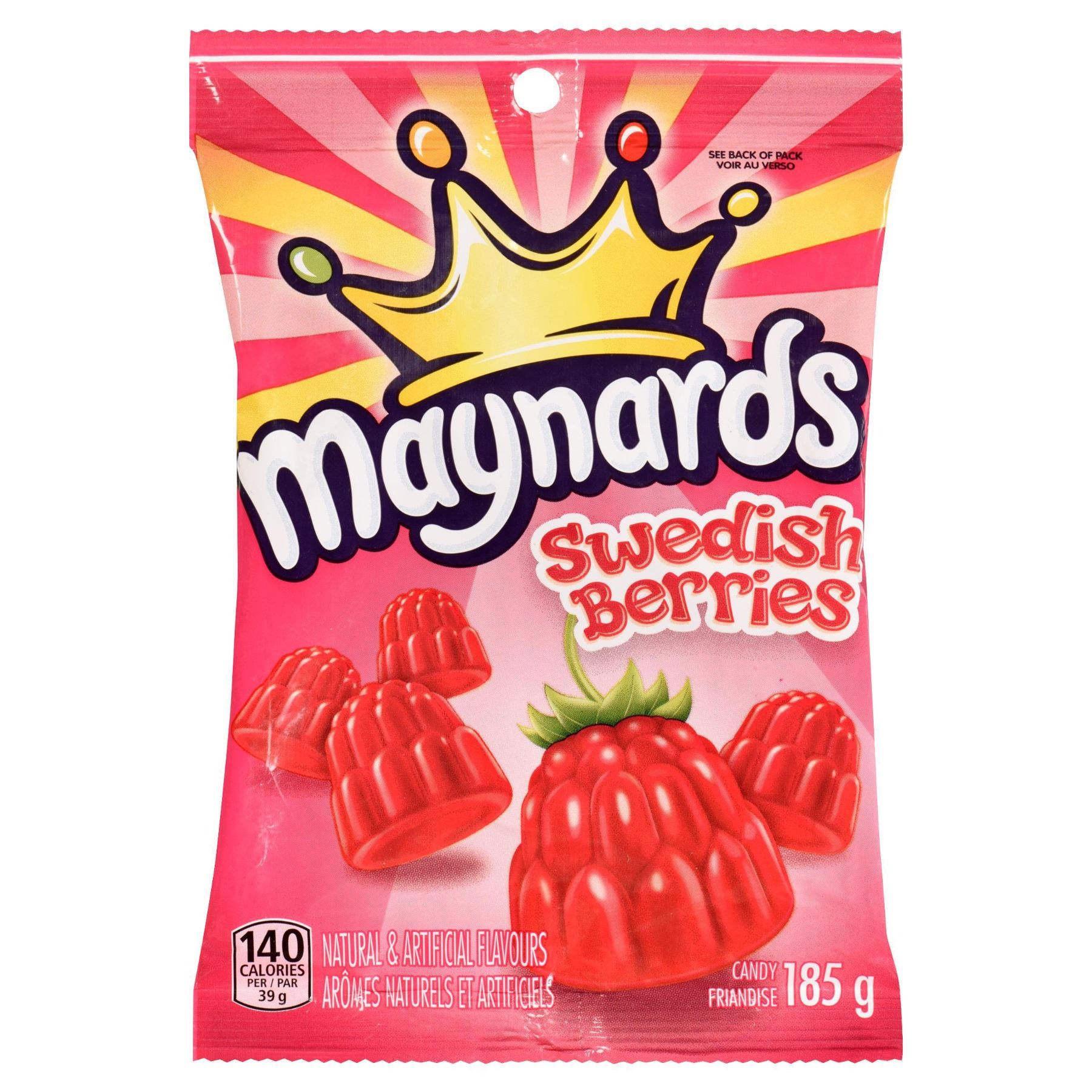 NEW LOT OF 4 BAGS OF MAYNARDS SWEDISH BERRIES