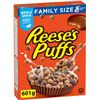 Image 1 : 4 NEW FAMILY SIZE BOXES OF REESE'S PUFFS 601G PER