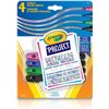 Image 1 : NEW 3 BOXES OF CRAYOLA 4 PACKS OF METALLIC MARKERS
