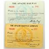 Image 1 : Apache Railway Annual Pass Pair [168039]