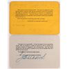 Image 2 : Sunset Railroad Company Annual Pass Pair [165978]