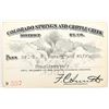 Image 1 : Colorado Springs & Cripple Creek District Railway Co. Annual Pass [167560]