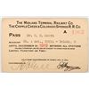 Image 1 : Midland Terminal Railway Co. / Cripple Creek & Colorado Springs RR Annual Pass [165963]