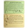 Image 2 : Chicago Great Western Railway Annual Pass Pair [166907]