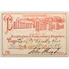 Image 1 : Baltimore & Ohio Railroad Annual Pass [166904]