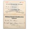 Image 1 : Two Different St. Louis Railroad Annual Passes [166913]