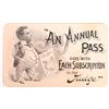 Image 2 : Mount McGregor Railroad Company Annual Pass [165765]