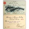 Image 1 : Two Different Texas Railroad Annual Passes: Texas & Pacific, and Houston & Brazos Valley [166900]