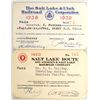 Image 1 : Two Different Salt Lake City, Utah Railroad Passes [165975]