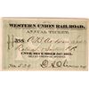 Image 1 : Western Union Railroad Annual Ticket [164566]