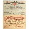 Image 1 : Two Different Railroad Annual Passes: Oklahoma Union and Baltimore & Ohio [167942]