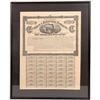 Image 2 : Vintage 19th Century Railroad Pieces (3) incl. Two Bonds [167438]