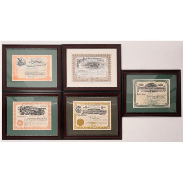 Cripple Creek Mining Stocks in Frames, 5 [165139]