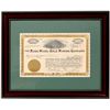 Image 2 : Rose Nichol Gold & Red Spruce Gold Framed Mining Stocks, 4 [165135]