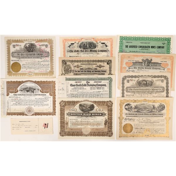 Western US Mining Stock Collection (Mostly Colorado) [155641]