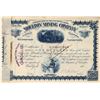 Image 1 : Moulton Mining Co. Stock issued to CP Moorman (JH Cutter Whiskey), Signed by WA Clark [165347]