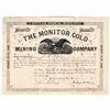 Image 1 : Monitor Gold Mining Co Stock, Norris, Montana, 1889 [145730]