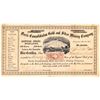 Image 1 : Davis Consolidation Gold & Silver Mining Co. Stock Certificate  [166932]