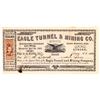 Image 1 : Eagle Tunnel & Mining Company Stock Certificate [166923]