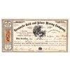Image 1 : Roanoake Gold & Silver Mining Company Stock Certificate [166941]