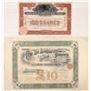Image 1 : Two Scarce Delamar, Nevada Mining Stocks Including Rare Bamberger Stock [165480]