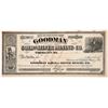 Image 1 : Goodman Gold & Silver Mining Co. Stock Certificate [166873]