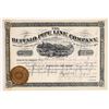 Image 1 : Buffalo Pipe Line Company Stock Certificate w/ Unique Vignette [165299]