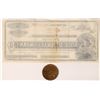 Image 2 : Cable Railway Stock Signed by Andrew Hallidie, S.F. Cable Car Inventor [145711]