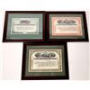 Image 1 : Cripple Creek Railroad Stocks in Frames, 3 [165136]