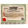Image 1 : Plymouth, Kankakee & Pacific Railroad Company Bond with Imprinted Revenue [167574]
