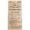 Image 2 : Plymouth, Kankakee & Pacific Railroad Company Bond with Imprinted Revenue [167574]