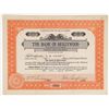 Image 1 : Bank of Hollywood Stock Certificate [165811]