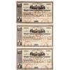 Image 1 : Morris Canal & Banking Company Stock Trio, 1850s [165316]